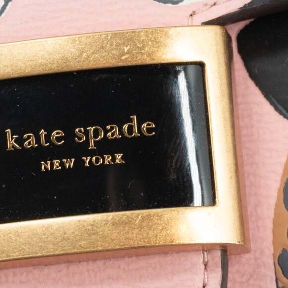 Kate Spade Katy Lucy Leopard Micro Crossbody Pink Leather Purse Limited Edition - Picture 12 of 14